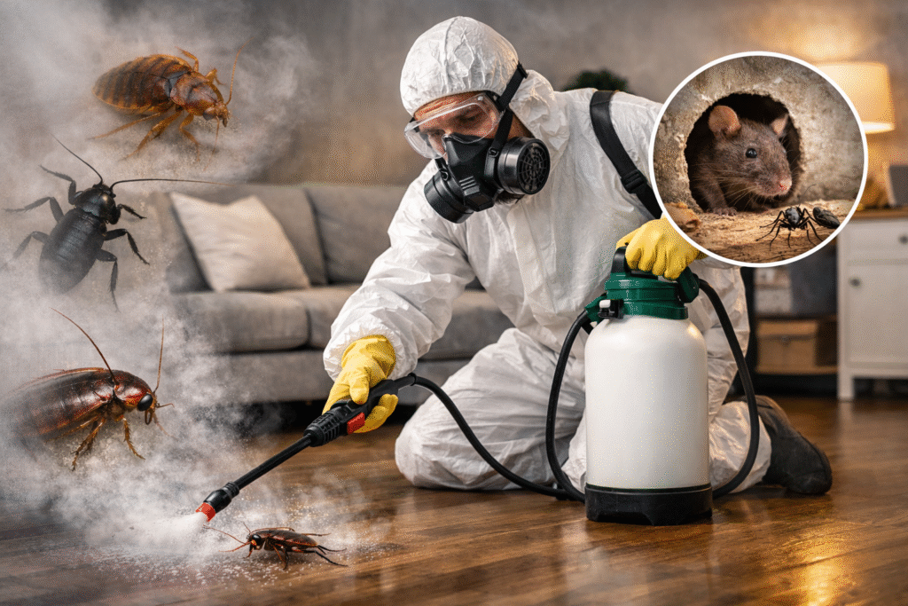 رش الصراصير بالرياض شركة مكافحة صراصير